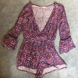 Long sleeve romper